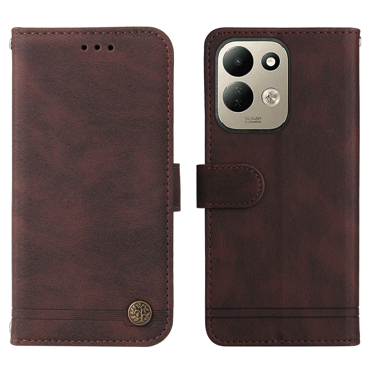 For Xiaomi Redmi 17 5G / Xiaomi Redmi 17 4G Leather Wallet Cases Skin Touch Phone Cover Stand with Strap