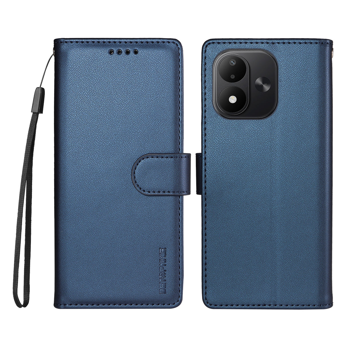 BETOPNICE for Xiaomi Redmi Note 17 4G (Global) / Note 17 5G (Global) / Note 17 (India / China) 5G 006 Case RFID Blocking Wallet Stand Leather Phone Cover with Wrist Strap