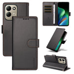 BETOPNICE for Xiaomi Redmi 17 5G / Xiaomi Redmi 17 4G 006 Case RFID Blocking Wallet Stand Leather Phone Cover with Wrist Strap