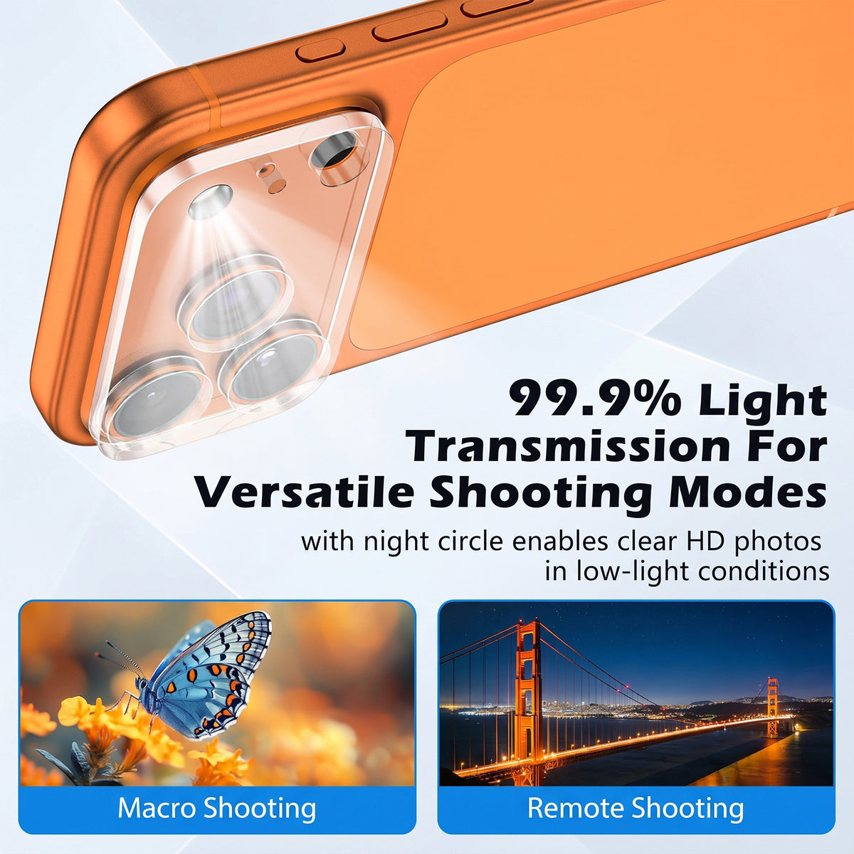 For iPhone 16 Pro Case 3 in 1 TPU Clear Phone Cover with High Aluminium-silicon Glass Screen Protector + Lens Protector