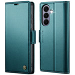 CASEME til Samsung Galaxy S26 FE Cover 023-serien RFID-blokerende pungstativ Glansfuld Litchi-tekstur læder telefoncover