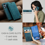 CASEME for Samsung Galaxy S26 FE Wallet Case  013 Series PU Leather Phone Cover Stand
