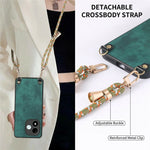 For Xiaomi Redmi Note 17 4G (Global) / Note 17 5G (Global) / Note 17 (India / China) 5G Retro Leather Phone Back Cover with Adjustable Strap