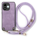 For Xiaomi Redmi Note 17 4G (Global) / Note 17 5G (Global) / Note 17 (India / China) 5G Retro Leather Phone Back Cover with Adjustable Strap