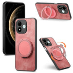 For Xiaomi Redmi Note 17 4G (Global) / Note 17 5G (Global) / Note 17 (India / China) 5G Stress Relief Retro Leather Back Cover Phone Case with Rotating Kickstand