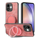 For Xiaomi Redmi Note 17 4G (Global) / Note 17 5G (Global) / Note 17 (India / China) 5G Stress Relief Retro Leather Back Cover Phone Case with Rotating Kickstand