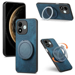 For Xiaomi Redmi Note 17 4G (Global) / Note 17 5G (Global) / Note 17 (India / China) 5G Stress Relief Retro Leather Back Cover Phone Case with Rotating Kickstand