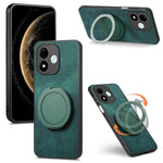 For Xiaomi Redmi Note 17 4G (Global) / Note 17 5G (Global) / Note 17 (India / China) 5G Stress Relief Retro Leather Back Cover Phone Case with Rotating Kickstand