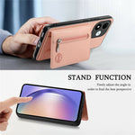 For Xiaomi Redmi Note 17 4G (Global) / Note 17 5G (Global) / Note 17 (India / China) 5G Case Zipper Card Holder Kickstand Jeans Cloth Texture Leather Back Cover