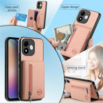 For Xiaomi Redmi Note 17 4G (Global) / Note 17 5G (Global) / Note 17 (India / China) 5G Case Zipper Card Holder Kickstand Jeans Cloth Texture Leather Back Cover