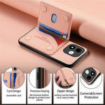 For Xiaomi Redmi Note 17 4G (Global) / Note 17 5G (Global) / Note 17 (India / China) 5G Case Zipper Card Holder Kickstand Jeans Cloth Texture Leather Back Cover