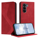 For OnePlus Turbo 6X 5G Phone Cover Skin-touch Feel Leather Wallet Case with Stand