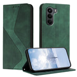 For OnePlus Turbo 6X 5G Phone Cover Skin-touch Feel Leather Wallet Case with Stand