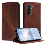 For OnePlus Turbo 6X 5G Phone Cover Skin-touch Feel Leather Wallet Case with Stand