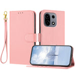 For OnePlus Turbo 6X Pro 5G Leather Case Litchi Texture Wallet Stand Anti Drop Phone Cover with Wrist Strap