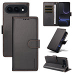 BETOPNICE for Honor 500 Pro 5G / Honor 500 5G 006 Case RFID Blocking Wallet Stand Leather Phone Cover with Wrist Strap