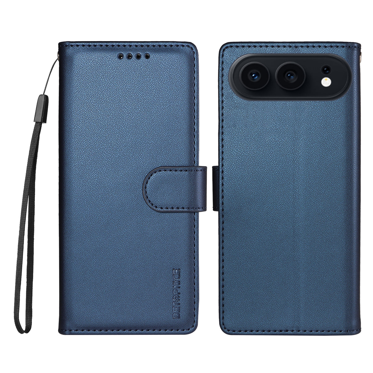 BETOPNICE for Honor 500 Pro 5G / Honor 500 5G 006 Case RFID Blocking Wallet Stand Leather Phone Cover with Wrist Strap