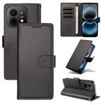 BETOPNICE for Huawei Enjoy 90 Plus / Huawei Enjoy 90 006 Case RFID Blocking Wallet Stand Leather Phone Cover with Wrist Strap