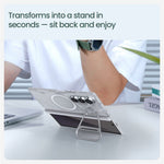 NILLKIN Iceblade CamProp til Samsung Galaxy Z Fold8 Ultra magnetisk etui linseramme kickstand PC + TPU telefoncover