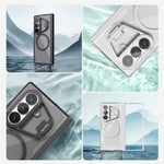 NILLKIN Iceblade CamProp til Samsung Galaxy Z Fold8 Ultra magnetisk etui linseramme kickstand PC + TPU telefoncover