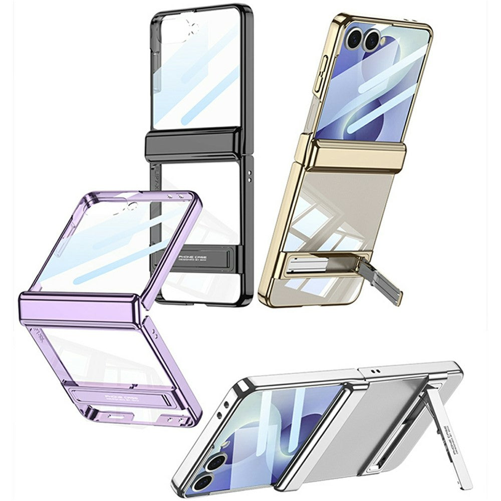 GKK For Samsung Galaxy Z Fold8 Case Magnetic Hinge Protection PC Tempered Glass Kickstand Phone Cover
