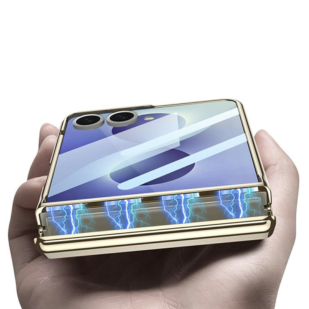 GKK For Samsung Galaxy Z Fold8 Case Magnetic Hinge Protection PC Tempered Glass Kickstand Phone Cover