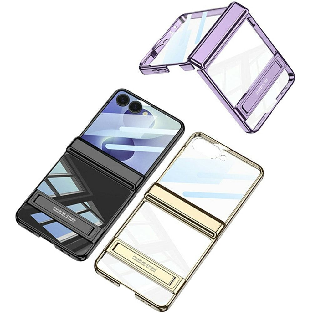 GKK For Samsung Galaxy Z Fold8 Case Magnetic Hinge Protection PC Tempered Glass Kickstand Phone Cover