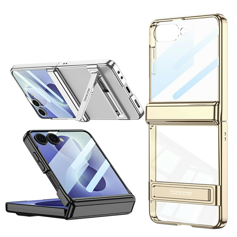 GKK For Samsung Galaxy Z Fold8 Case Magnetic Hinge Protection PC Tempered Glass Kickstand Phone Cover