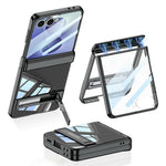 GKK For Samsung Galaxy Z Fold8 Case Magnetic Hinge Protection PC Tempered Glass Kickstand Phone Cover