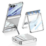 GKK For Samsung Galaxy Z Fold8 Case Magnetic Hinge Protection PC Tempered Glass Kickstand Phone Cover