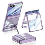 GKK For Samsung Galaxy Z Fold8 Case Magnetic Hinge Protection PC Tempered Glass Kickstand Phone Cover