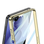 GKK til Samsung Galaxy Z Flip8 etui med ring kickstand, PU læder + PC telefoncover med skærmbeskytter / skulderrem