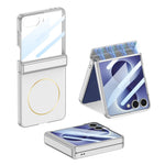 GKK For Samsung Galaxy Z Flip8 Magnetic Case Hinge Protection PC Phone Cover with Screen Film