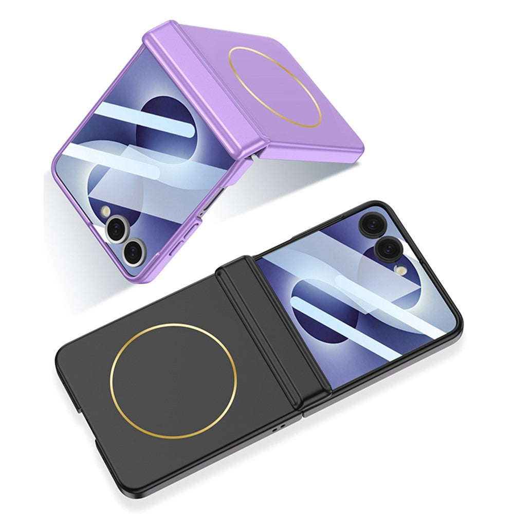 GKK For Samsung Galaxy Z Flip8 Magnetic Case Hinge Protection PC Phone Cover with Screen Film