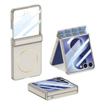 GKK For Samsung Galaxy Z Flip8 Magnetic Case Hinge Protection PC Phone Cover with Screen Film
