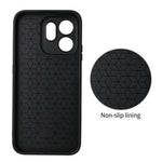 For Honor 600 Smart 5G / X7e Plus 5G Case Carbon Fiber Texture Leather Coated TPU PC Phone Cover with Metal Ring for Magnetic Car Mount