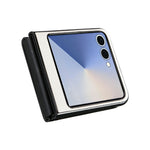For Samsung Galaxy Z Flip8 Case Litchi Texture Leather + Hard PC Phone Cover