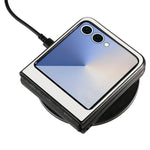 For Samsung Galaxy Z Flip8 Case Litchi Texture Leather + Hard PC Phone Cover