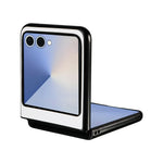 For Samsung Galaxy Z Flip8 Case PU Leather Hard PC Protective Phone Cover