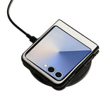 For Samsung Galaxy Z Flip8 Case PU Leather Hard PC Protective Phone Cover