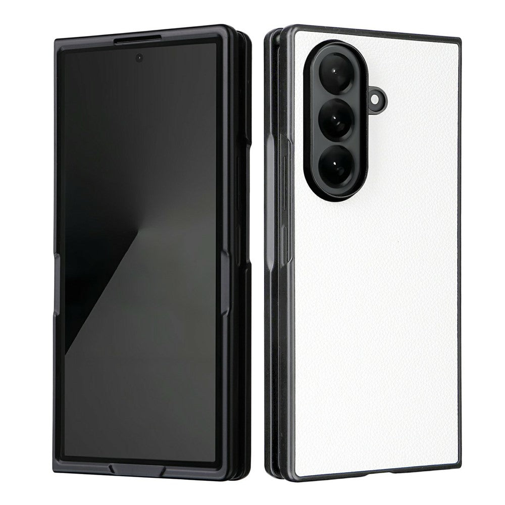 For Samsung Galaxy Z Fold8 Ultra Cell Phone Cases Litchi Texture PU Leather Coated TPU Cover