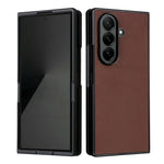 For Samsung Galaxy Z Fold8 Ultra Cell Phone Cases Litchi Texture PU Leather Coated TPU Cover