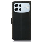 For Oppo A7 Pro Max 5G Case RFID Blocking Genuine Cow Leather Wallet Phone Cover