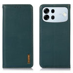 KHAZNEH for Oppo A7 Pro Max 5G Case Wallet Genuine Cow Leather Phone Cover Nappa Texture