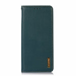 KHAZNEH for Oppo A7 Pro Max 5G Case Wallet Genuine Cow Leather Phone Cover Nappa Texture