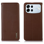 KHAZNEH for Oppo A7 Pro Max 5G Case Wallet Genuine Cow Leather Phone Cover Nappa Texture