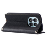 For Xiaomi Redmi Note 15 Pro 4G (Global) Leather Case with Wrist Strap and Shoulder Strap Dual Color Multi Card Slots Phone Cover