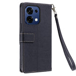 For Oppo A6 Pro 5G / F31 5G / A6 Pro 4G Leather Case with Wrist Strap and Shoulder Strap Dual Color Multi Card Slots Phone Cover