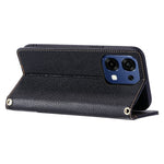 For Oppo A6 Pro 5G / F31 5G / A6 Pro 4G Leather Case with Wrist Strap and Shoulder Strap Dual Color Multi Card Slots Phone Cover