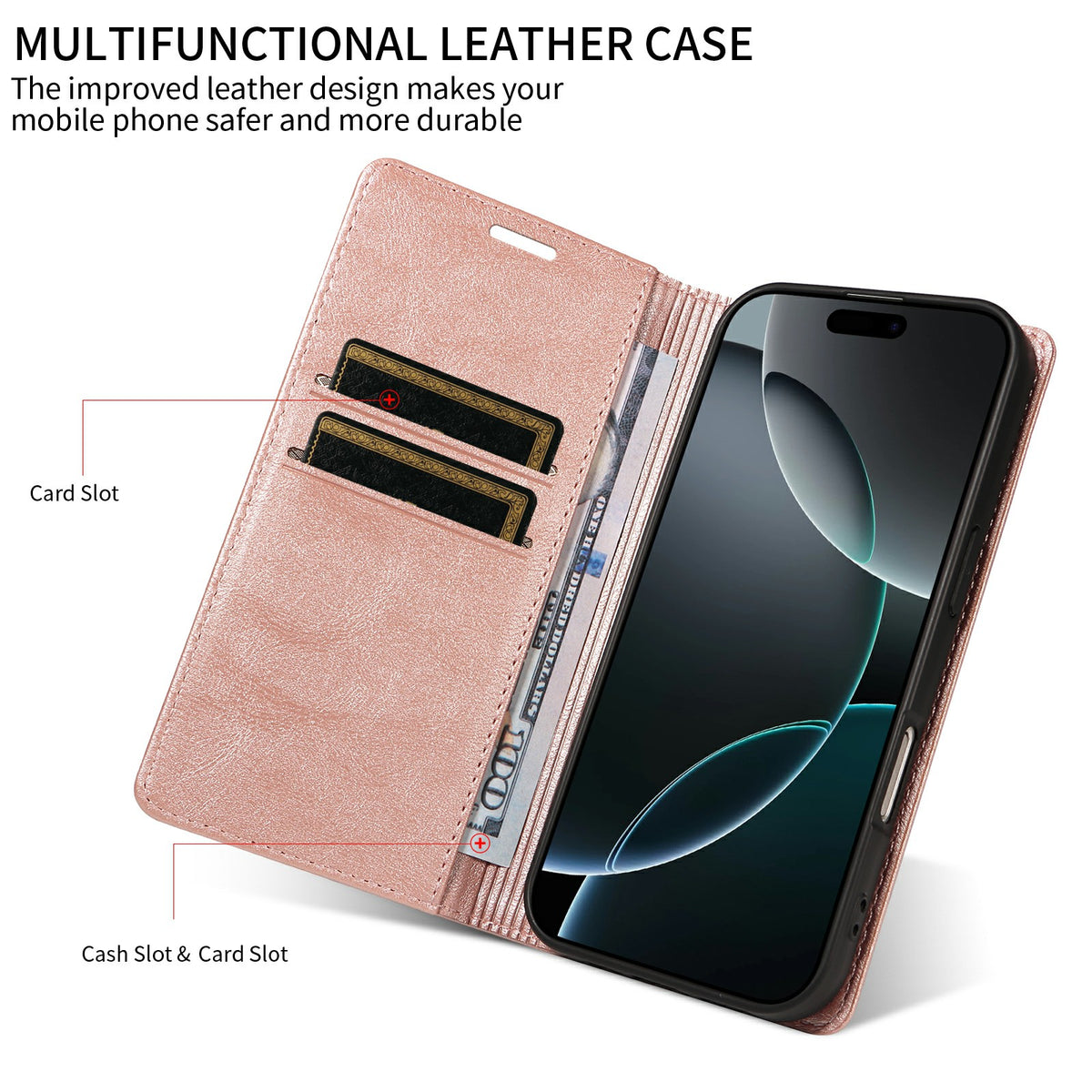 For Samsung Galaxy S25 Wallet Case RFID Blocking Card Slots Stand Magnetic Closure Leather Phone Cover